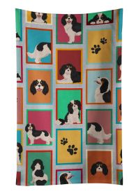 Lots of Tricolor Cavalier Spaniel Kitchen Towel Dish Cloths Guest Hand Towel Decorative Bathroom Towel for Face,Tea, Dishcloth, Kitchen and Bath