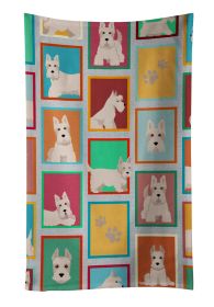Lots of Wheaten Scottish Terrier Kitchen Towel Dish Cloths Guest Hand Towel Decorative Bathroom Towel for Face,Tea, Dishcloth, Kitchen and Bath