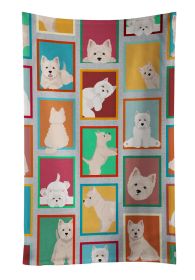 Lots of Westie Kitchen Towel Dish Cloths Guest Hand Towel Decorative Bathroom Towel for Face,Tea, Dishcloth, Kitchen and Bath