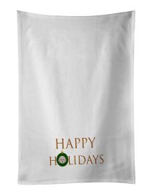 NEW Cyprus Poodle - Dog Face Happy Holidays Christmas Kitchen Towel Set of 2 White Dish Towels Decorative Bathroom Hand towel for Hand, Face, Hair