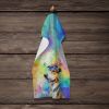 Collie Hippie Dawg Kitchen Towel Dish Cloths Guest Hand Towel Decorative Bathroom Towel for Face,Tea, Dishcloth, Kitchen and Bath
