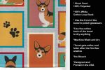 Lots of Sable Pembroke Corgi Kitchen Towel Dish Cloths Guest Hand Towel Decorative Bathroom Towel for Face,Tea, Dishcloth, Kitchen and Bath
