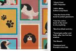 Lots of Tricolor Cavalier Spaniel Kitchen Towel Dish Cloths Guest Hand Towel Decorative Bathroom Towel for Face,Tea, Dishcloth, Kitchen and Bath