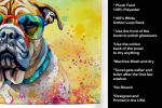 Bullmastiff Hippie Dawg Kitchen Towel Dish Cloths Guest Hand Towel Decorative Bathroom Towel for Face,Tea, Dishcloth, Kitchen and Bath