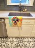 Cairn Terrier Hippie Dawg Kitchen Towel Dish Cloths Guest Hand Towel Decorative Bathroom Towel for Face,Tea, Dishcloth, Kitchen and Bath