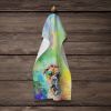 Bullmastiff Hippie Dawg Kitchen Towel Dish Cloths Guest Hand Towel Decorative Bathroom Towel for Face,Tea, Dishcloth, Kitchen and Bath