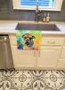 Bullmastiff Hippie Dawg Kitchen Towel Dish Cloths Guest Hand Towel Decorative Bathroom Towel for Face,Tea, Dishcloth, Kitchen and Bath