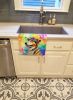 Collie Hippie Dawg Kitchen Towel Dish Cloths Guest Hand Towel Decorative Bathroom Towel for Face,Tea, Dishcloth, Kitchen and Bath