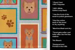 Lots of Blue and Tan Yorkie Kitchen Towel Dish Cloths Guest Hand Towel Decorative Bathroom Towel for Face,Tea, Dishcloth, Kitchen and Bath