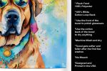 Mastiff Hippie Dawg Kitchen Towel Dish Cloths Guest Hand Towel Decorative Bathroom Towel for Face,Tea, Dishcloth, Kitchen and Bath