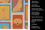 Lots of Golden Retriever Kitchen Towel Dish Cloths Guest Hand Towel Decorative Bathroom Towel for Face,Tea, Dishcloth, Kitchen and Bath