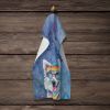 American Eskimo Hippie Dawg Kitchen Towel Dish Cloths Guest Hand Towel Decorative Bathroom Towel for Face,Tea, Dishcloth, Kitchen and Bath